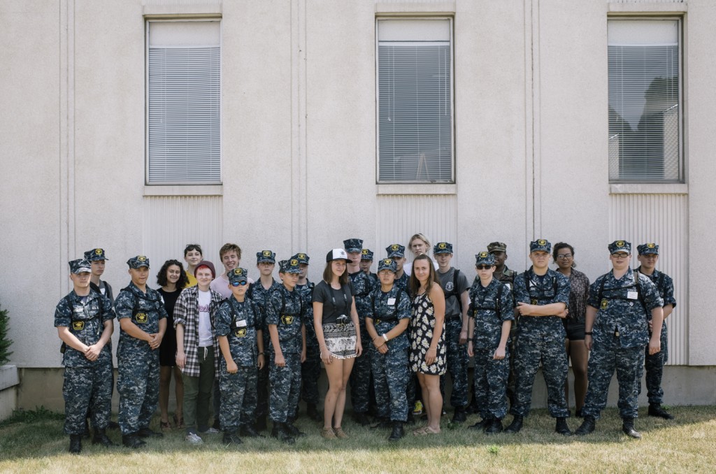 Winnebago Workshop students with the Sea Cadets in Milwaukee